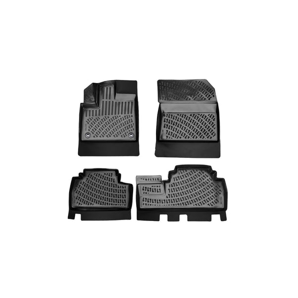 Custom Molded Rubber Floor Mat for Toyota Proace City Dream 2019 - Up Black
