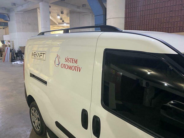 For Dodge Ram Promaster City Black Aluminium Roof Rails Side Bars Rare 2015 > Up