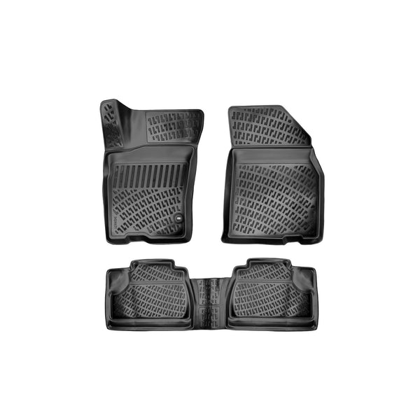 Custom Molded Rubber Floor Mat for Mercedes ML W163 1998-2005 Black