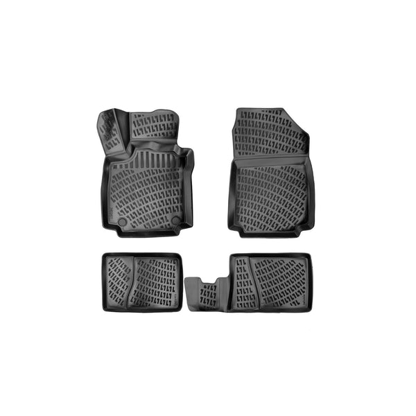 Custom Molded Rubber Floor Mat for Renault Symbol 1999-2008 Black