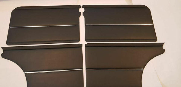 Mercedes W108 280S 280SE Door Panel With Chrome Trim Pair