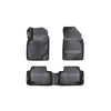 Custom Molded Rubber Floor Mat for Peugeot 407 2003-2010 Black