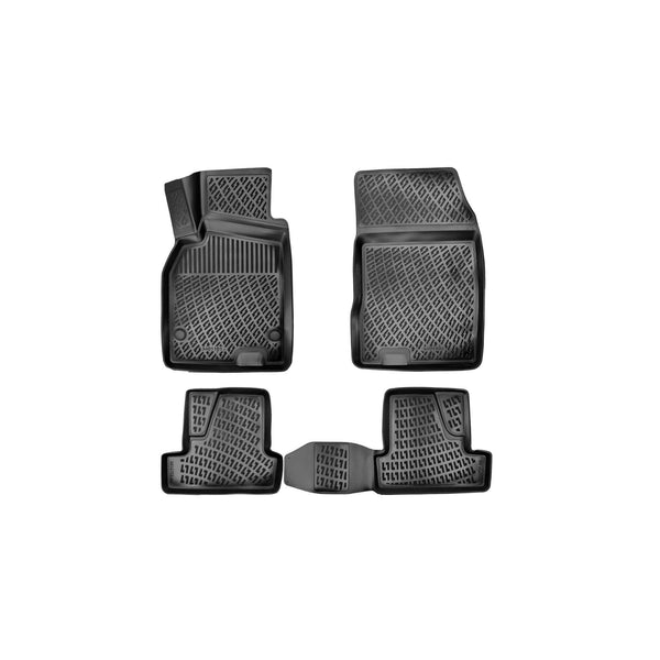 Custom Molded Rubber Floor Mat for Renault Megane 3 HB 2009-2016 Black