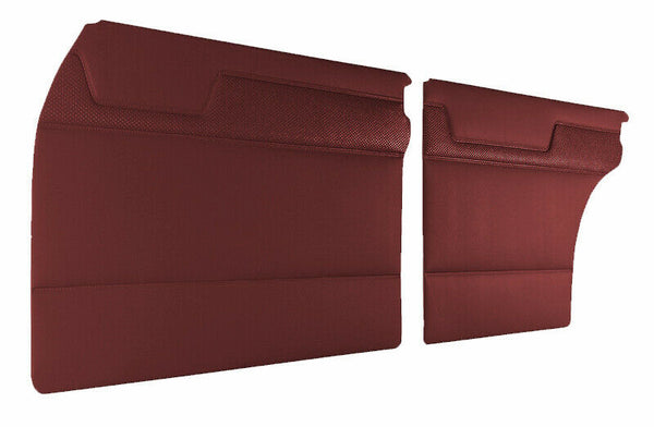 Mercedes W115 200 230 230.4 230.6 220D Interior Door Panel Claret Red 4 Pcs Pair