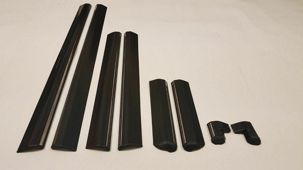 Mercedes Benz W123 300Td Wagoon Rocker Panel Toe Board Moulding Chrome Trims 8Pc