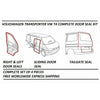 Volkswagen Transporter 4 Vw T4 Complete Door Seal Kit 1990-2003