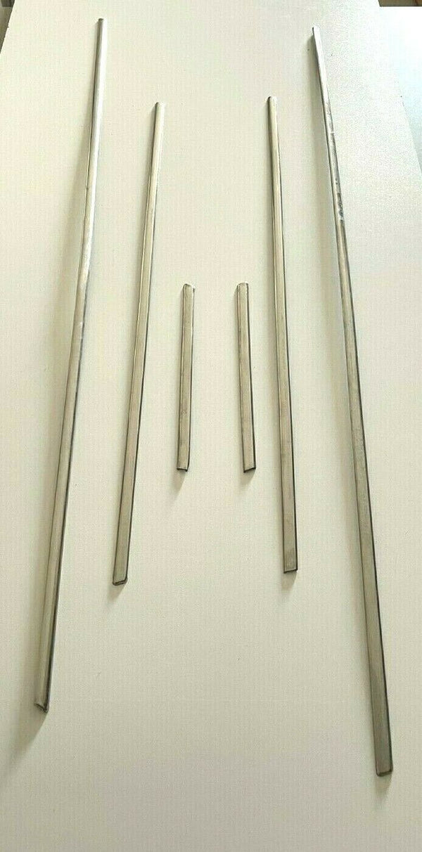 Mercedes Benz W210 Door Moulding Chrome Trims 6 PCS