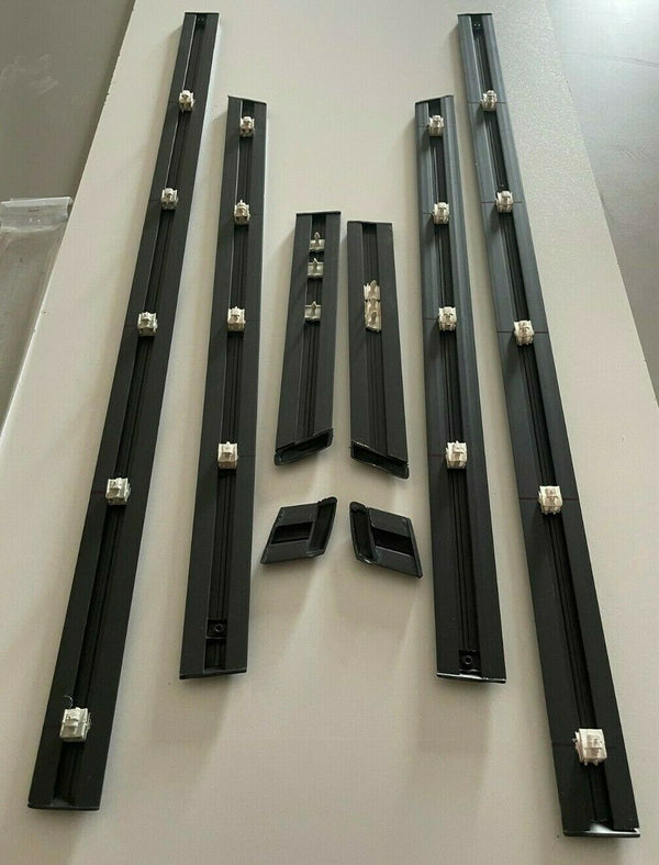 Mercedes Benz W124 Sedan Upper and Lower Rocker Panel Moulding Trim Set 14 PCS