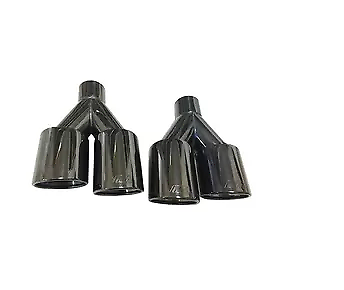 For Bmw M Performance Exhaust Tip Stainless Steel Chrome Pipe 2 pcs 56mm – 80mm