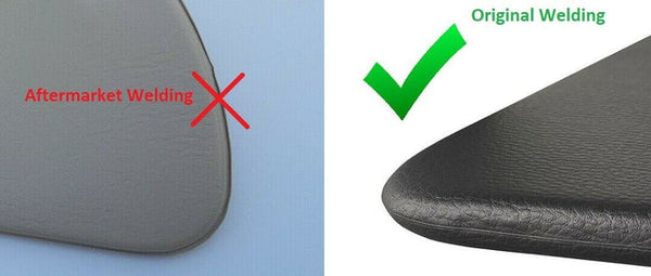 Sunvisor and Clips Set For Mercedes R107 W107 C107 Beige 1971–1989 1078100570 1078100610