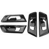 Fit For Honda CR-V 2019-2021 Interior Door Handle Cover Plastic Carbon 4 PCS