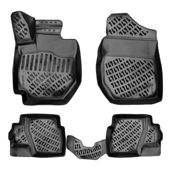 3D Molded Interior Car Floor Mat for SUZUKI JIMNY 2018- (Black)