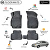 Custom Molded Rubber Floor Mat for Hyundai Accent Admire 2000-2005 Black
