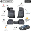 Custom Molded Rubber Floor Mat for Mercedes CLS C257 2018 - Up Black