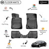 Custom Molded Rubber Floor Mat for Mercedes S-Class W221 not long 06-2013 Black