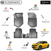 Custom Molded Rubber Floor Mat for Peugeot 208 2019 - Up Black