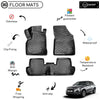 Custom Molded Rubber Floor Mat for Peugeot 4008 2012 - Up Black
