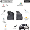 Custom Molded Rubber Floor Mat for Peugeot Bipper VAN 2008 - Up Black