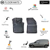 Custom Molded Rubber Floor Mat for Renault Express Van 2021 - Up Black