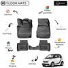 Custom Molded Rubber Floor Mat for Smart Fortwo 2016 - Up Black