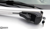 Black Fit For Mitsubishi L200 Top Roof Rack Cross Bars Rails Lockable 1996-2014