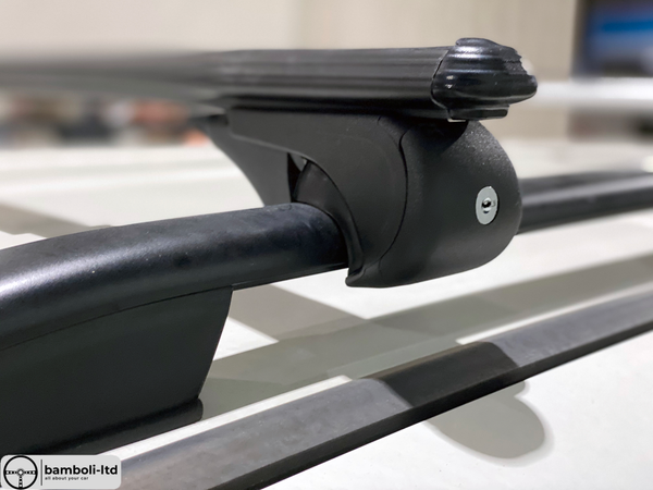 Black Fit For Volvo XC90 Top Roof Rack Cross Bars Rails Lockable 2015-
