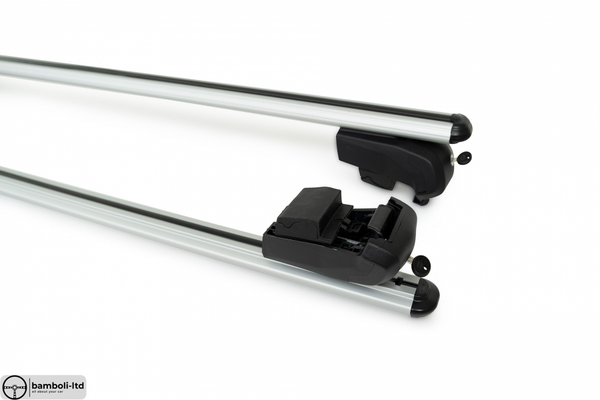 Silver Fit For Kia Sportage Top Roof Rack Cross Bars Rails Lockable 1996-2003
