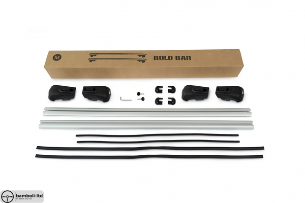 Silver Fit For Kia Sportage Top Roof Rack Cross Bars Rails Lockable 1996-2003