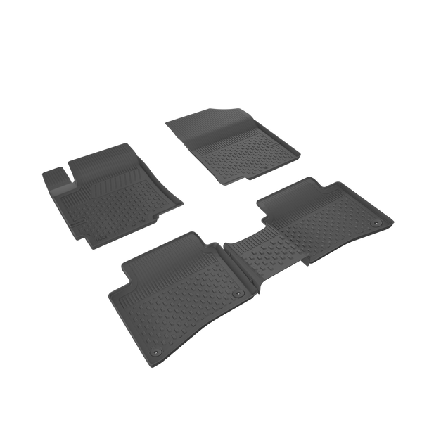 Premium 4,5D Car Floor Mat for Hyundai Accent Blue 2011+