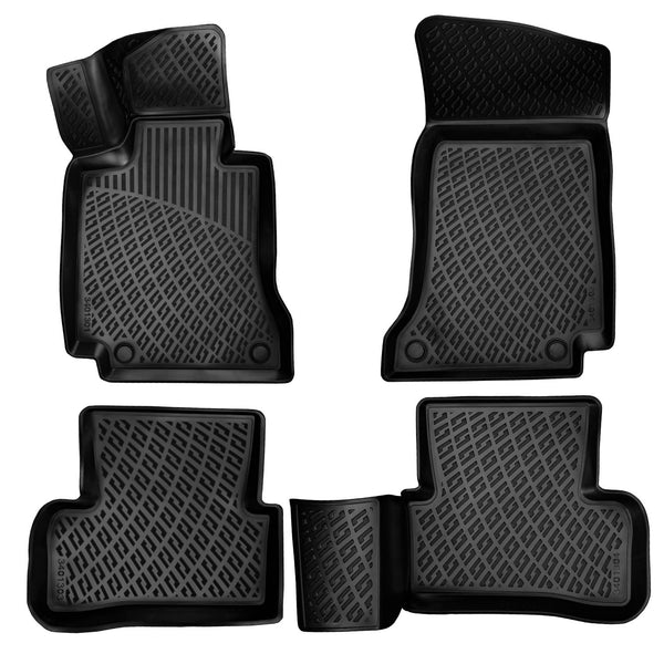 3D Molded Interior Car Floor Mat for Mercedes C Class W205 2015-Up