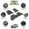 Premium 4,5D Car Floor Mat for Mercedes C W204 2014+