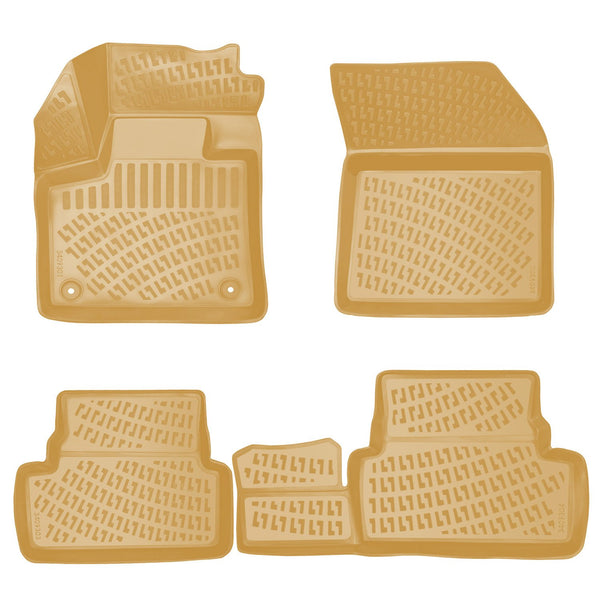 3D Molded Interior Car Floor Mat for Opel Grandland 2017-Up