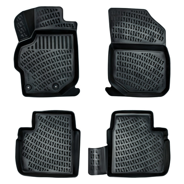 3D Molded Interior Car Floor Mat for Peugeot 301 2012-Up