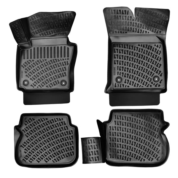 3D Molded Interior Car Floor Mat for Volkswagen Caddy 2011-Up