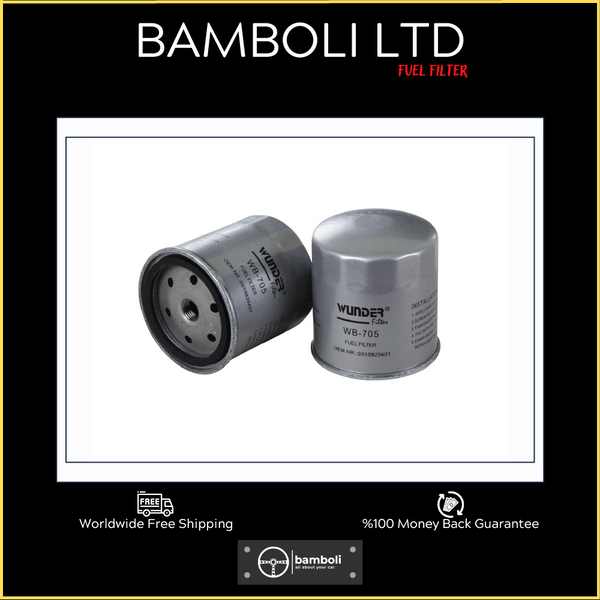 Bamboli Fuel Filter For Mercedes 123 W602 Engine 10920401