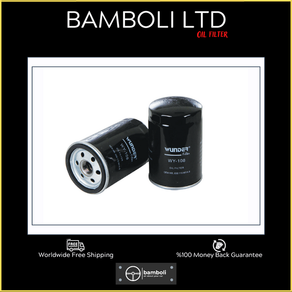 Bamboli Oil Filter For Bmw 3.18 I - 3.20 I E30 M20 11421266773