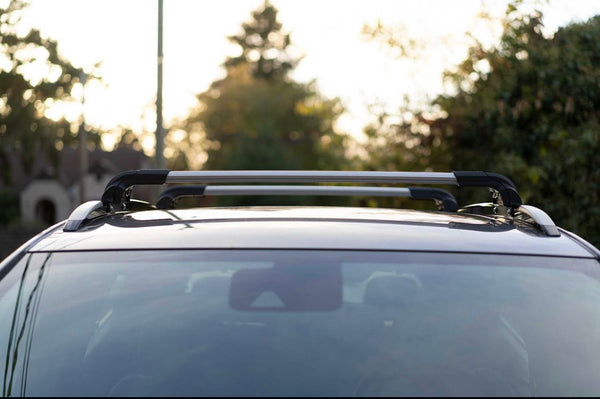 Strong Roof Rack Cross Bars for Chevrolet Bolt EUV 2021-2023 Up Silver