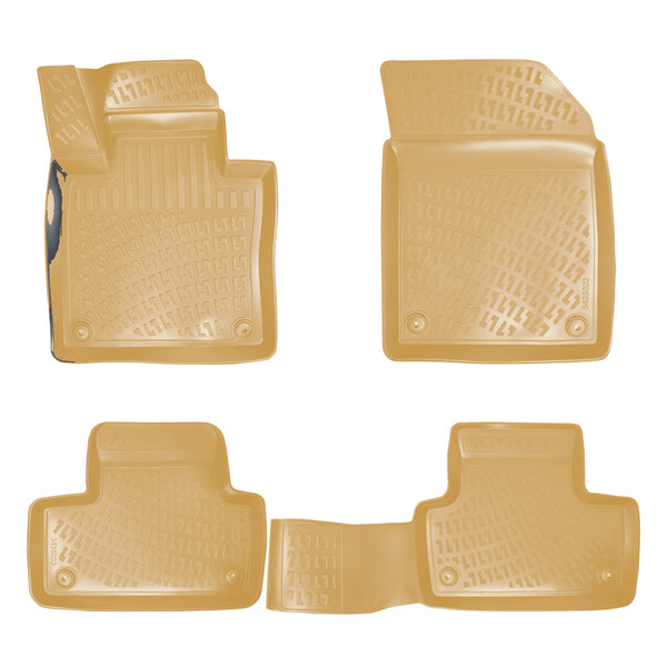 3D Molded Interior Car Floor Mat for Volvo XC60 2017-2020