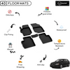 4D Premium Rubber Car Floor Mat for Audi A3 2004 - 2012
