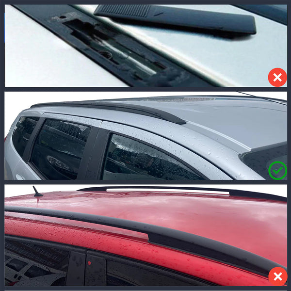 Strong Roof Rack Cross Bars for Kia Sorento 2015 - 2019 Black