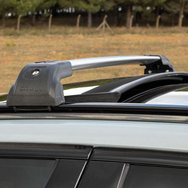 Strong Roof Rack Cross Bars for Kia Telluride 2019 - Up Silver