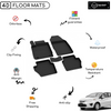 4D Premium Rubber Car Floor Mat for Ford Fiesta 2009 - 2015