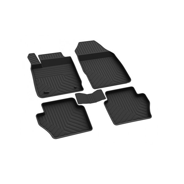 4D Premium Rubber Car Floor Mat for Ford Fiesta 2017 - Up