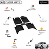 4D Premium Rubber Car Floor Mat for Ford Ranger 2011 - Up