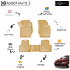 3D Molded Interior Beige Car Floor Mat for Honda Accord 2003 - 2008