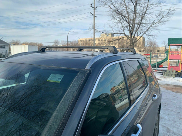 Black Roof Rack Cross Bars For Hyundai Palisade 2020 - 2021