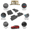 Premium 4,5D Car Floor Mat for Seat Leon 2013+