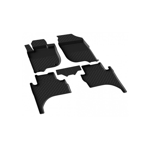 4D Premium Rubber Car Floor Mat for Mitsubishi L200 2015 - 2019