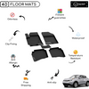 4D Premium Rubber Car Floor Mat for Nissan Juke 2010 - 2020