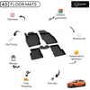 4D Premium Rubber Car Floor Mat for Opel Corsa E 2015 - 2019